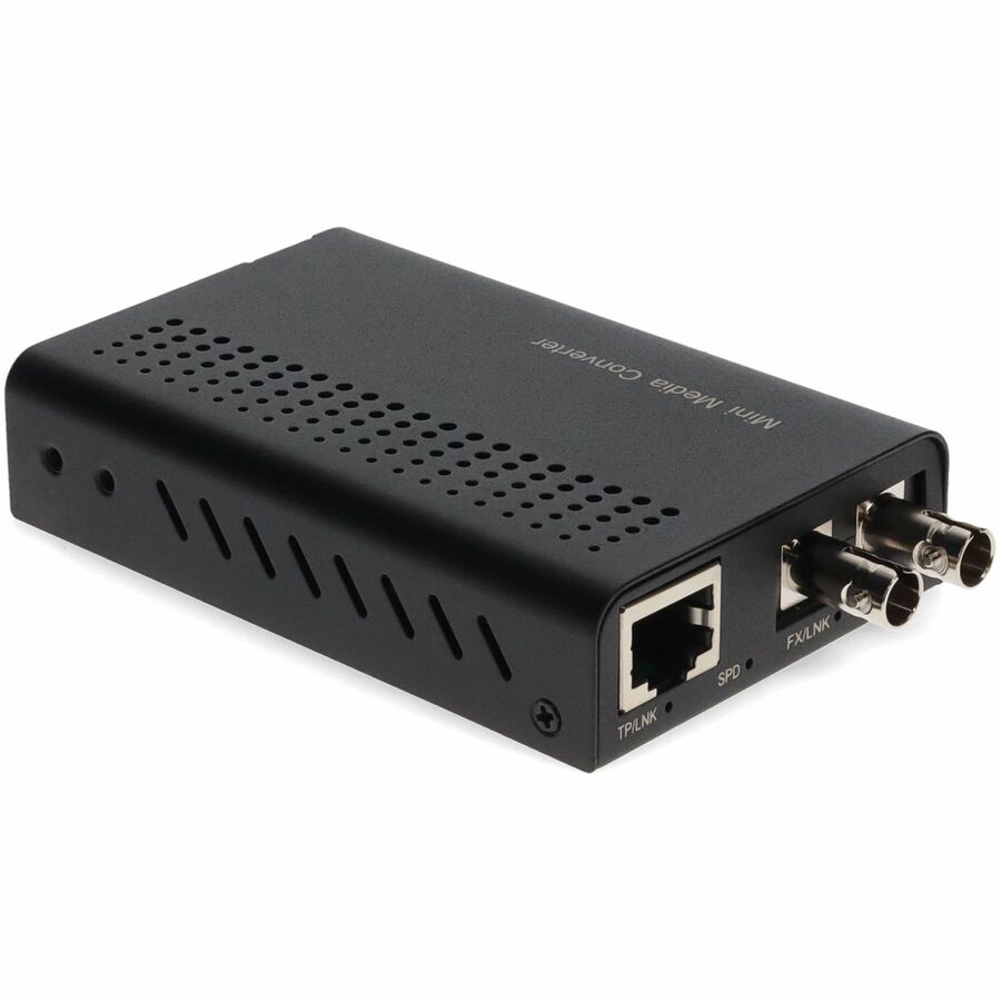 Gigabit Media Converter 1000Base-SX - Multi-Mode Fiber ST Connector | TecISoft ADD-GMCMN-SX-ST