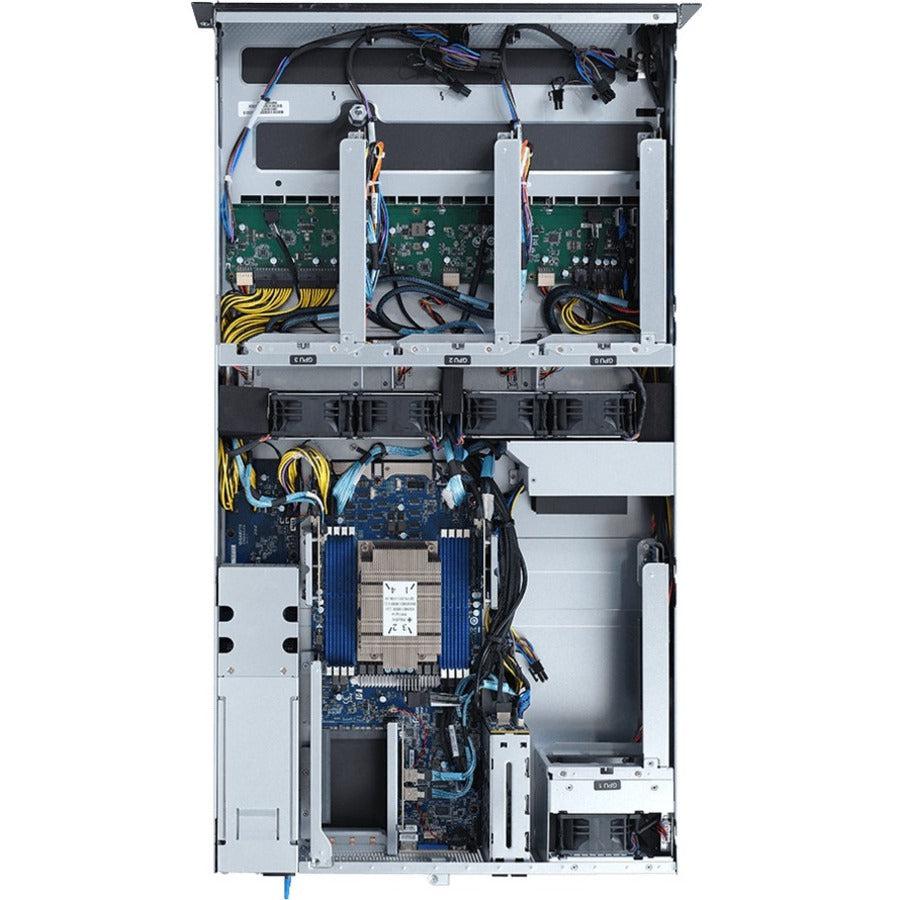 Gigabyte G242-Z11 Barebone System - 2U Rack-mountable - Socket SP3 - 1 x Processor Support