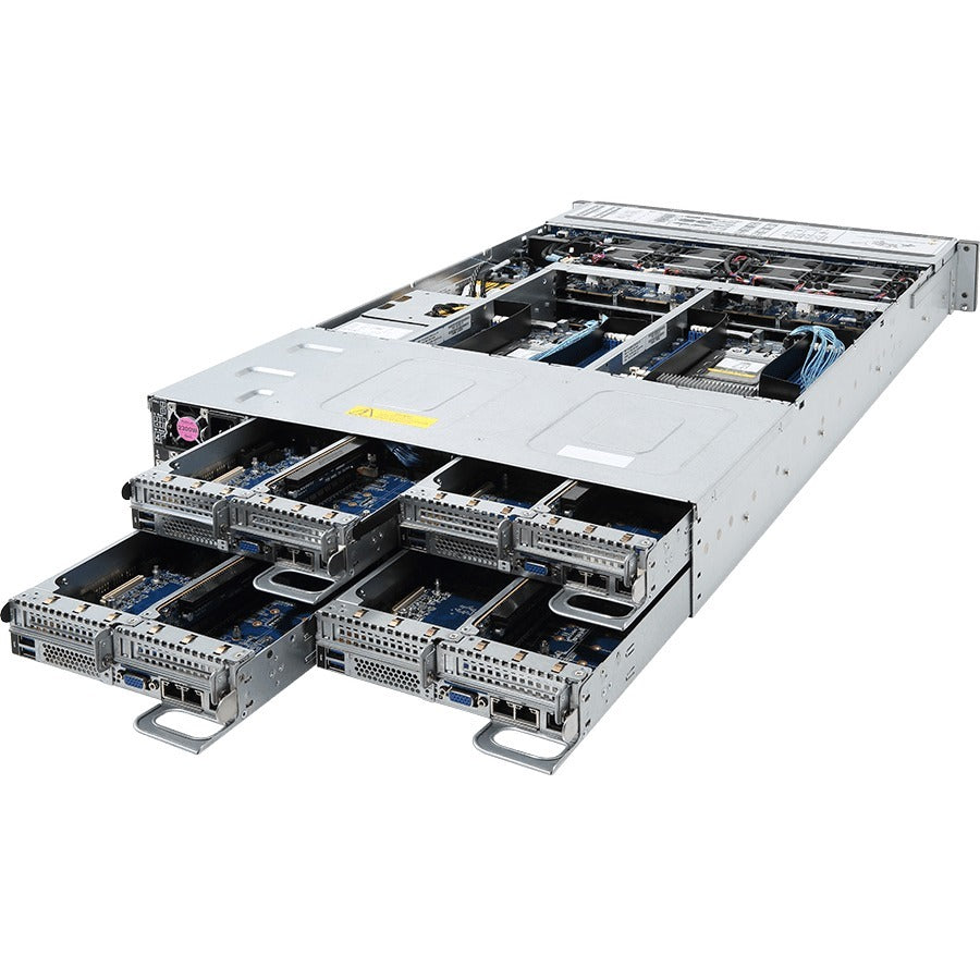 Gigabyte H261-Z61 Barebone System - 2U Rack-mountable - Socket SP3 - 2 x Processor Support