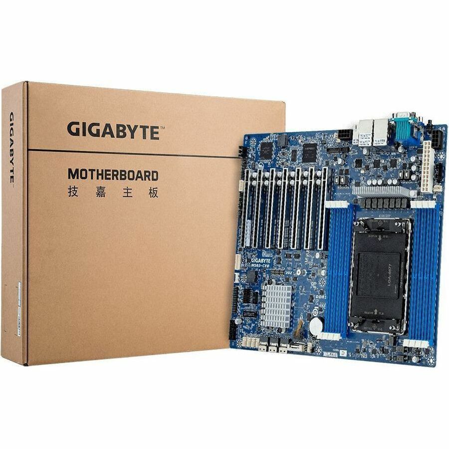 Gigabyte MS03-CE0 Server Motherboard - Intel C741 Chipset - Socket LGA-4677 - ATX - Xeon X