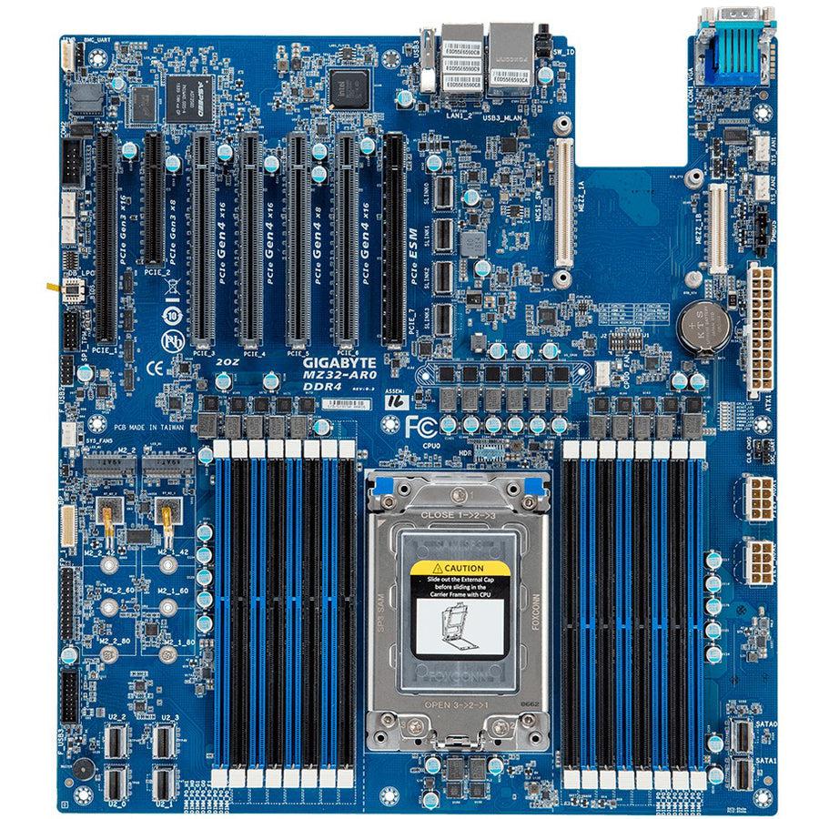 Gigabyte Mz32-Ar0 - 1.0 - Motherboard - Extended Atx - Socket Sp3 - Usb 3.0 - 2 X Gigabit Lan - Onboard Graphics