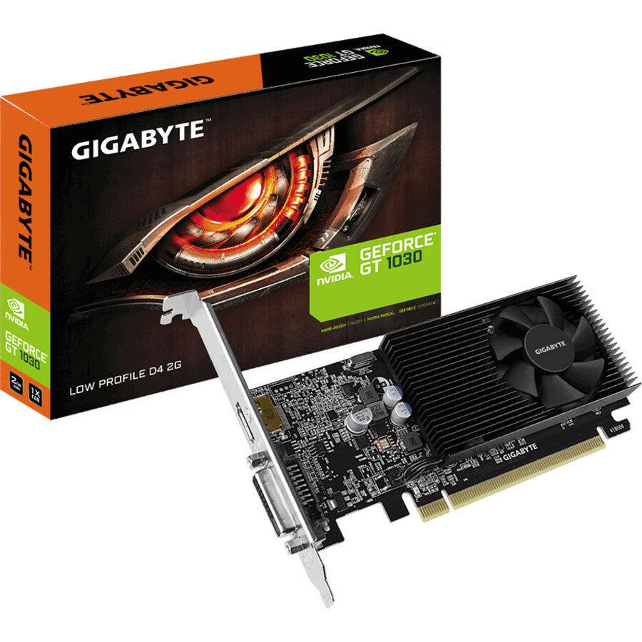 Gigabyte NVIDIA GeForce GT 1030 Graphic Card - 2 GB DDR4 SDRAM - Low-profile GV-N1030D4-2GL