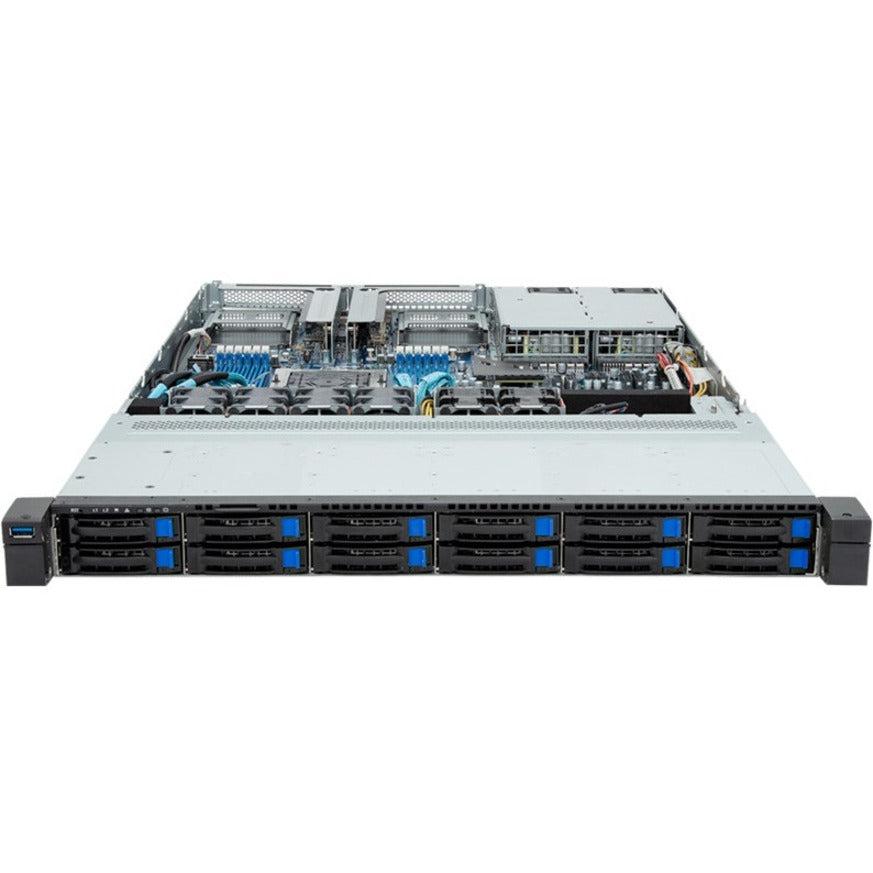 Gigabyte R163-Z32 (rev. AAB1) Barebone System - 1U Rack-mountable - Socket SP5 LGA-6096 - 1 x Processor Support