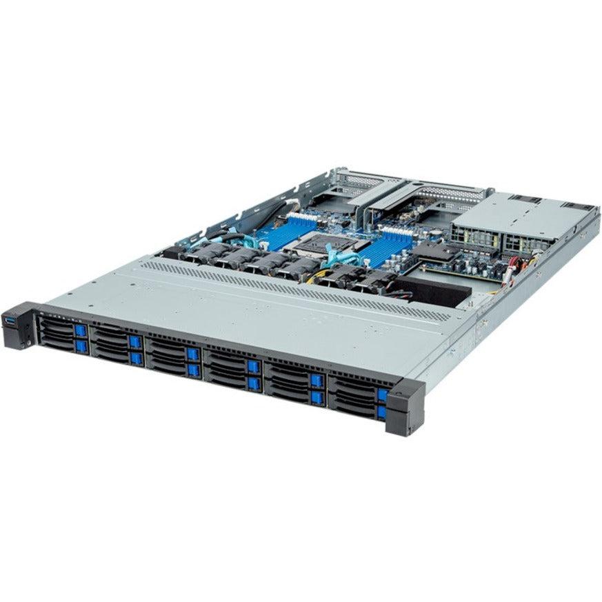 Gigabyte R163-Z32 (rev. AAB1) Barebone System - 1U Rack-mountable - Socket SP5 LGA-6096 - 1 x Processor Support