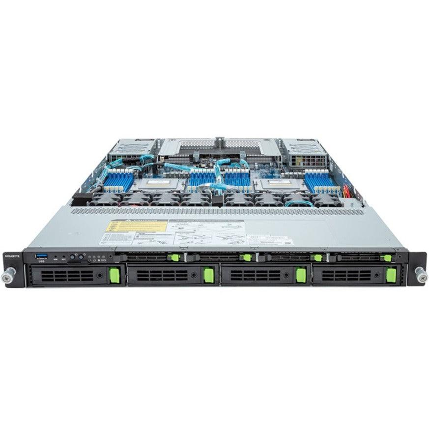 Gigabyte R183-Z91 (rev. AAD1) Barebone System - 1U Rack-mountable - Socket SP5 LGA-6096 - 2 x Processor Support