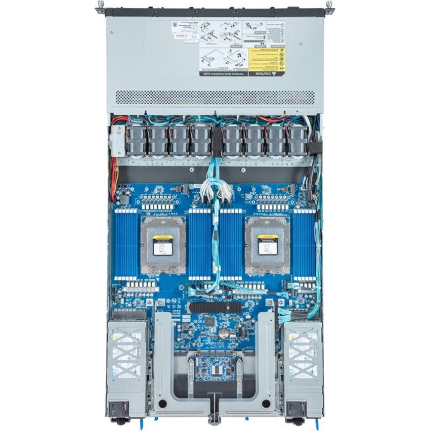 Gigabyte R183-Z91 (rev. AAD1) Barebone System - 1U Rack-mountable - Socket SP5 LGA-6096 - 2 x Processor Support