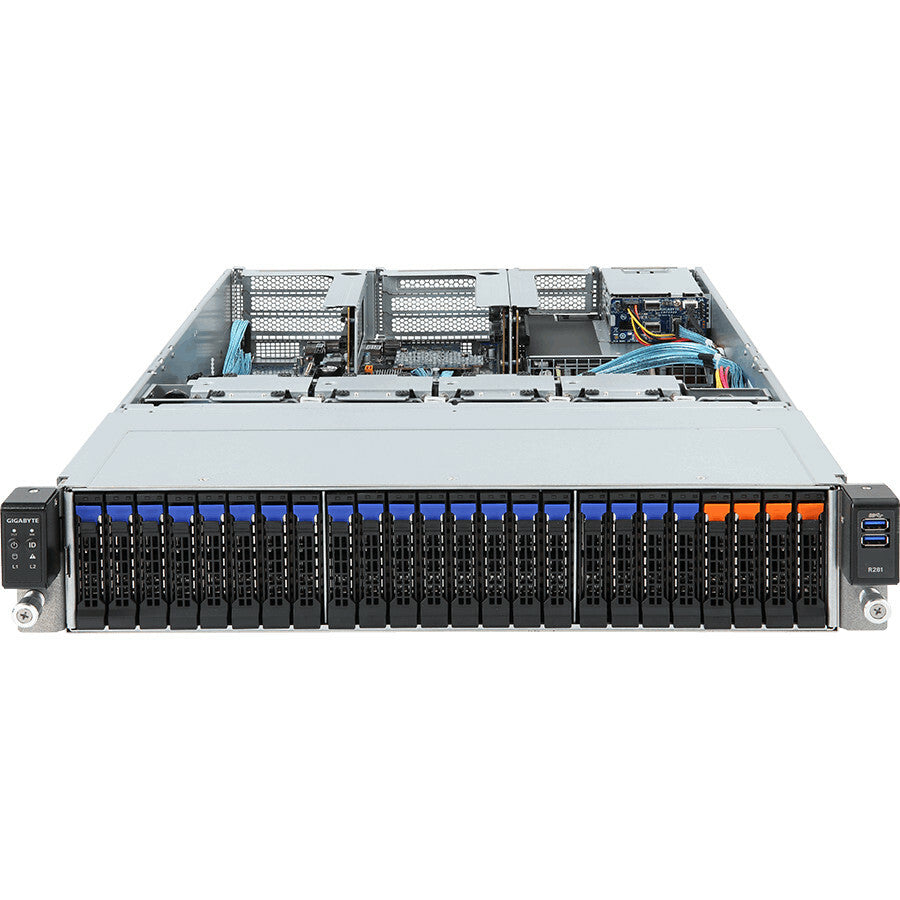 Gigabyte R281-N40 Barebone System - 2U Rack-Mountable - Socket P Lga-3647 - 2 X Processor Support