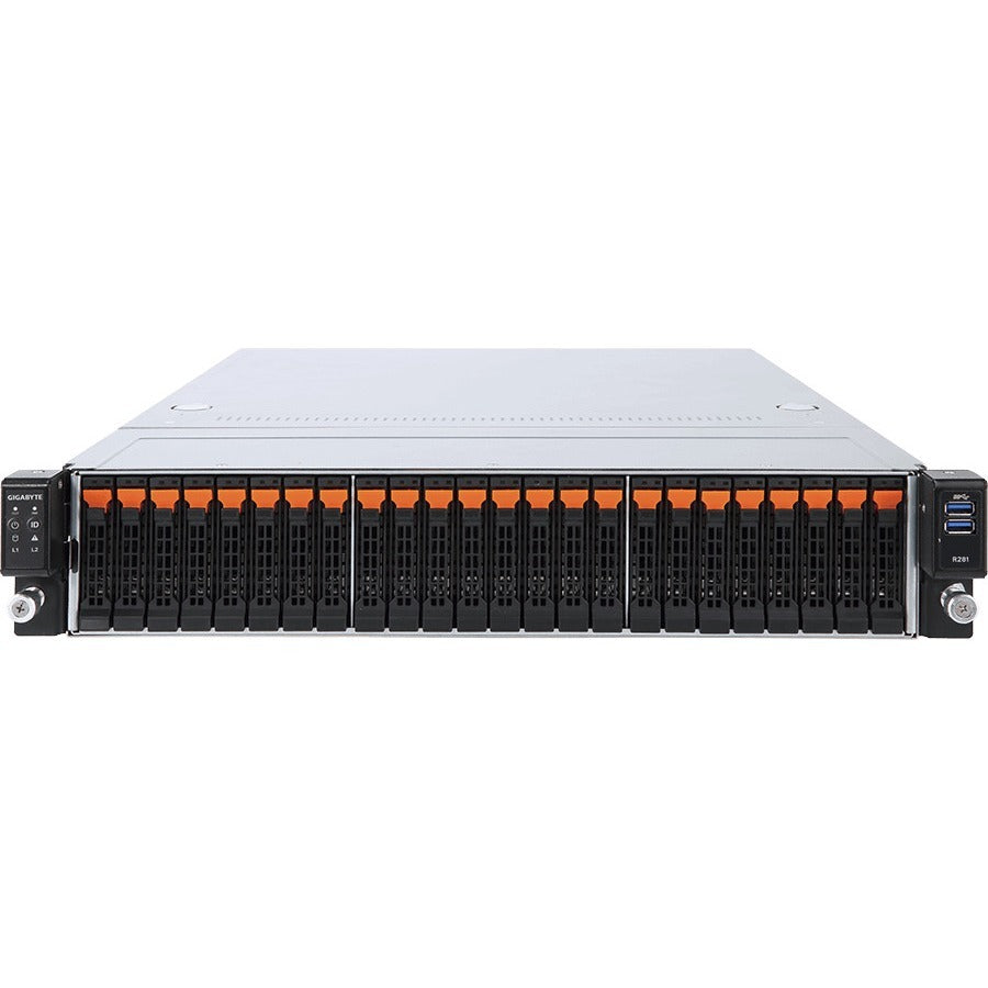 Gigabyte R281-No0 Barebone System - 2U Rack-Mountable - Socket P Lga-3647 - 2 X Processor Support