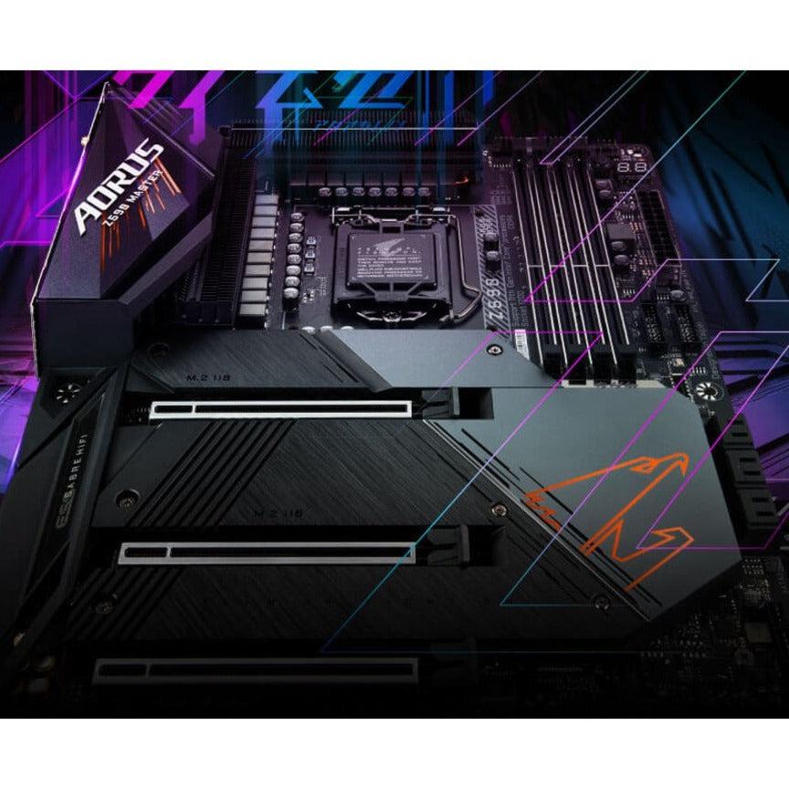 Gigabyte Z590 Aorus Master Lga 1200 Intel Z590 Atx Motherboard With Triple M.2, Pcie 4.0, Usb 3.2 Gen2X2 Type-C, Intel Wifi 6E, Aquantia 10Gbe Lan