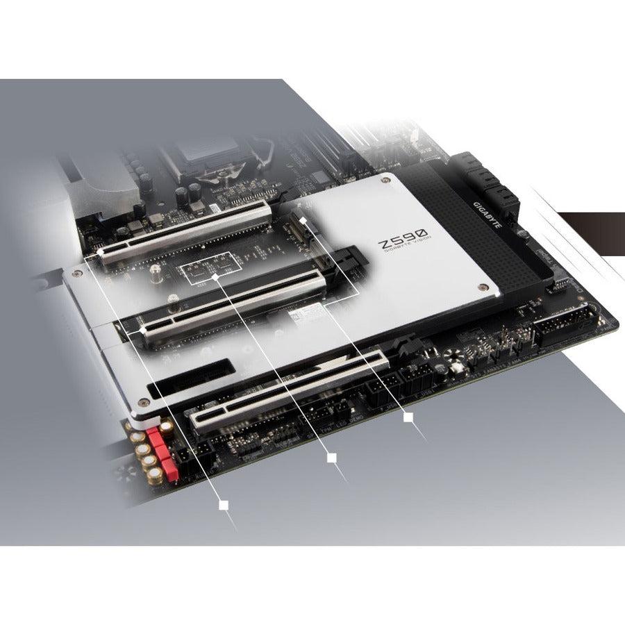Gigabyte Z590 Vision D Socket Lga1200/ Intel Z590/ Ddr4/ Quad-Gpu & 2-Way Crossfire/ Sata3&Usb3.2/ M.2/ Wifi&Bluetooth/ Atx Motherboard