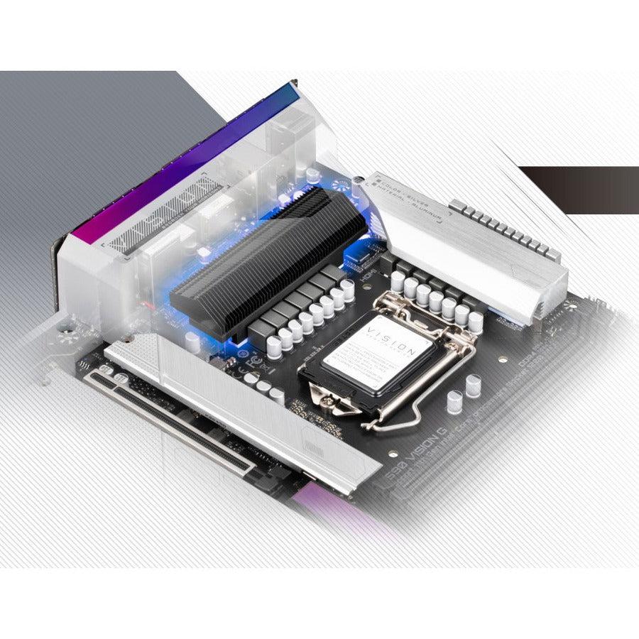 Gigabyte Z590 Vision G Lga 1200 Intel Z590 Atx Motherboard With 4 X M.2, Pcie 4.0, Usb 3.2 Gen2X2 Type-C, 2.5Gbe Lan