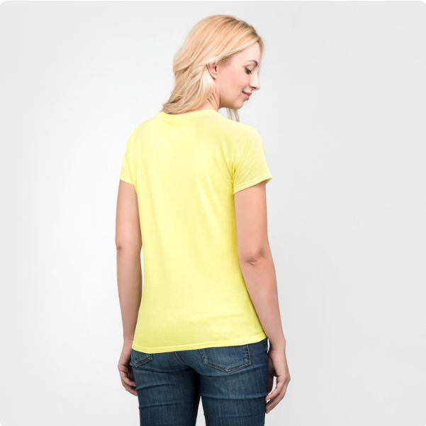 Gildan® Lightweight Pre-Shrunk Cotton Women’s T-Shirt | Soft Comfort Meets Flawless Fit