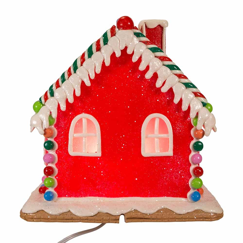 Gingerbread Junction - 9" Lighted Tabletop Gingerbread House