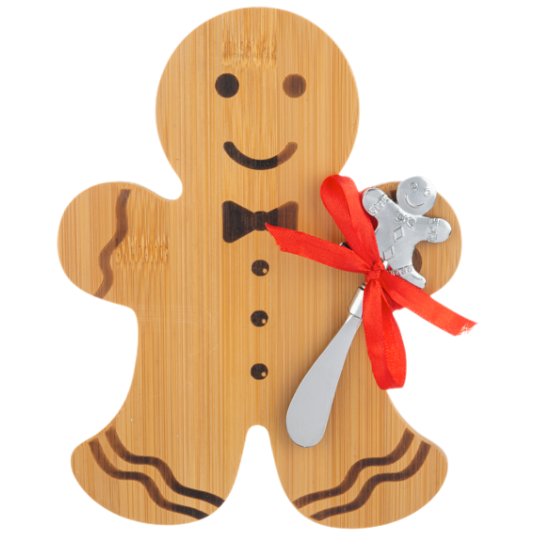Gingerbread Merry Christmas Serving Board with Spreader