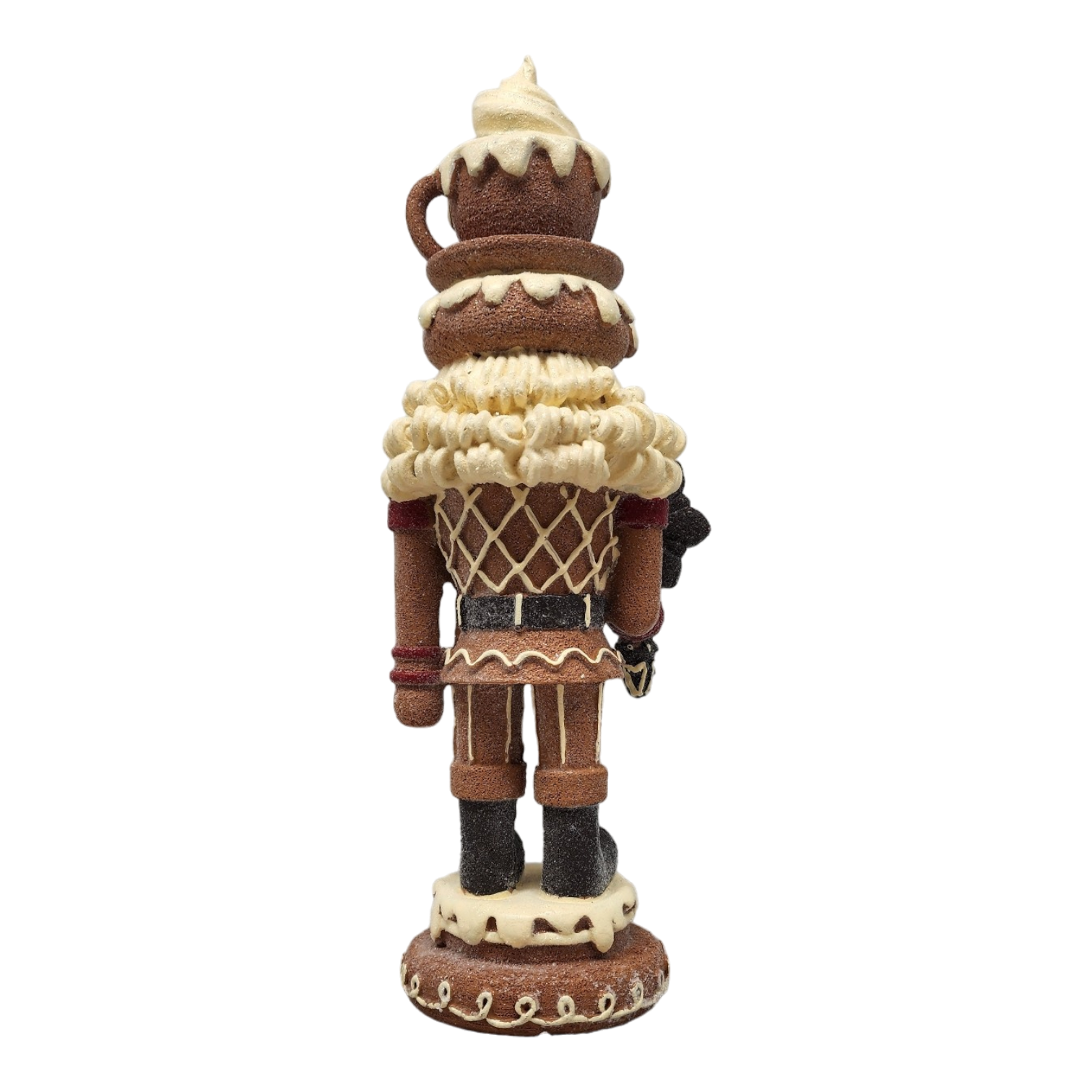 Gingerbread Nutcracker Figurine - Hot Cocoa
