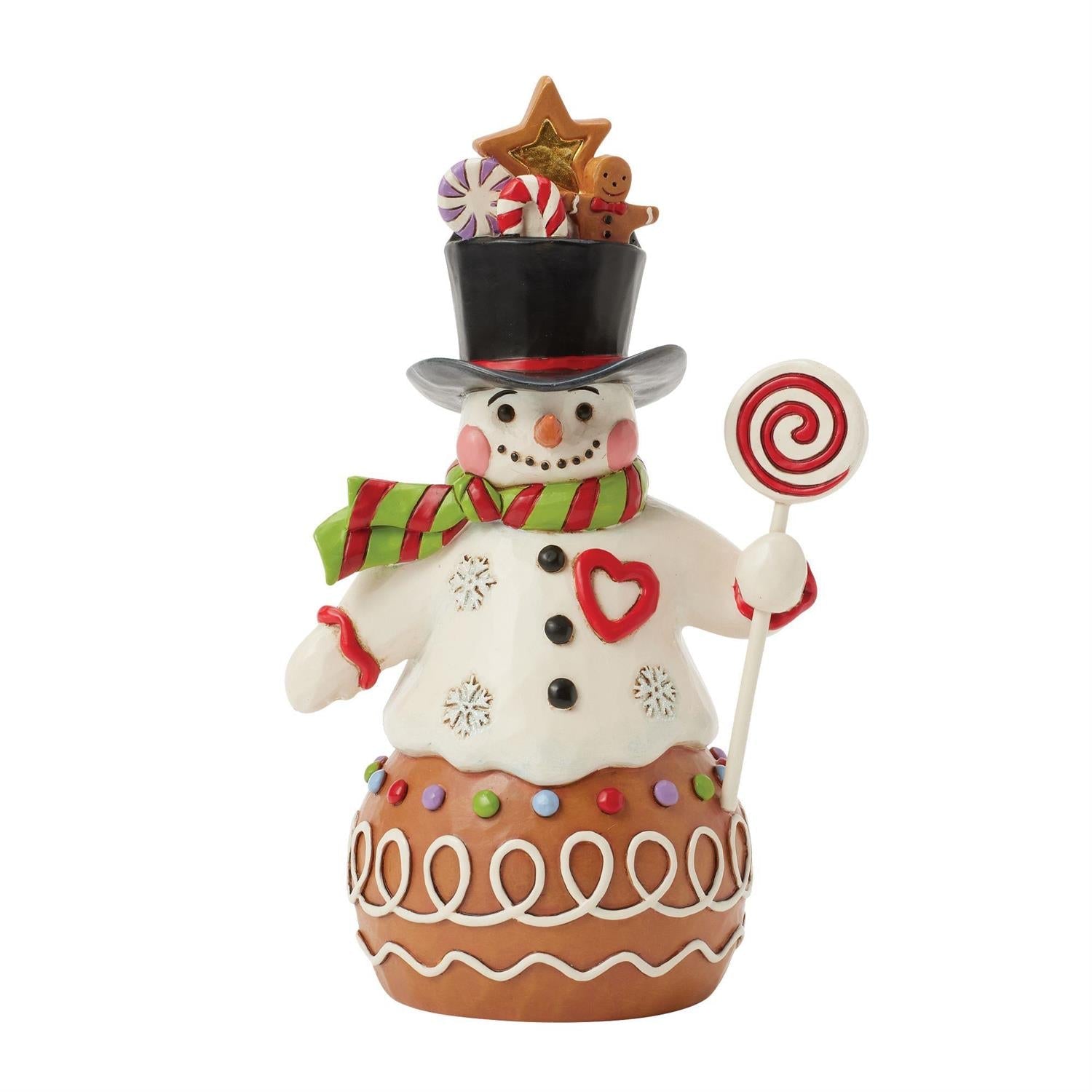 Gingerbread Snowman Figurine