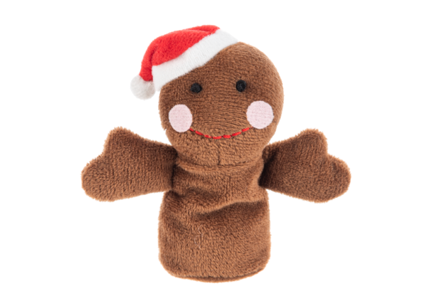 Gingerbreadman Finger Puppet