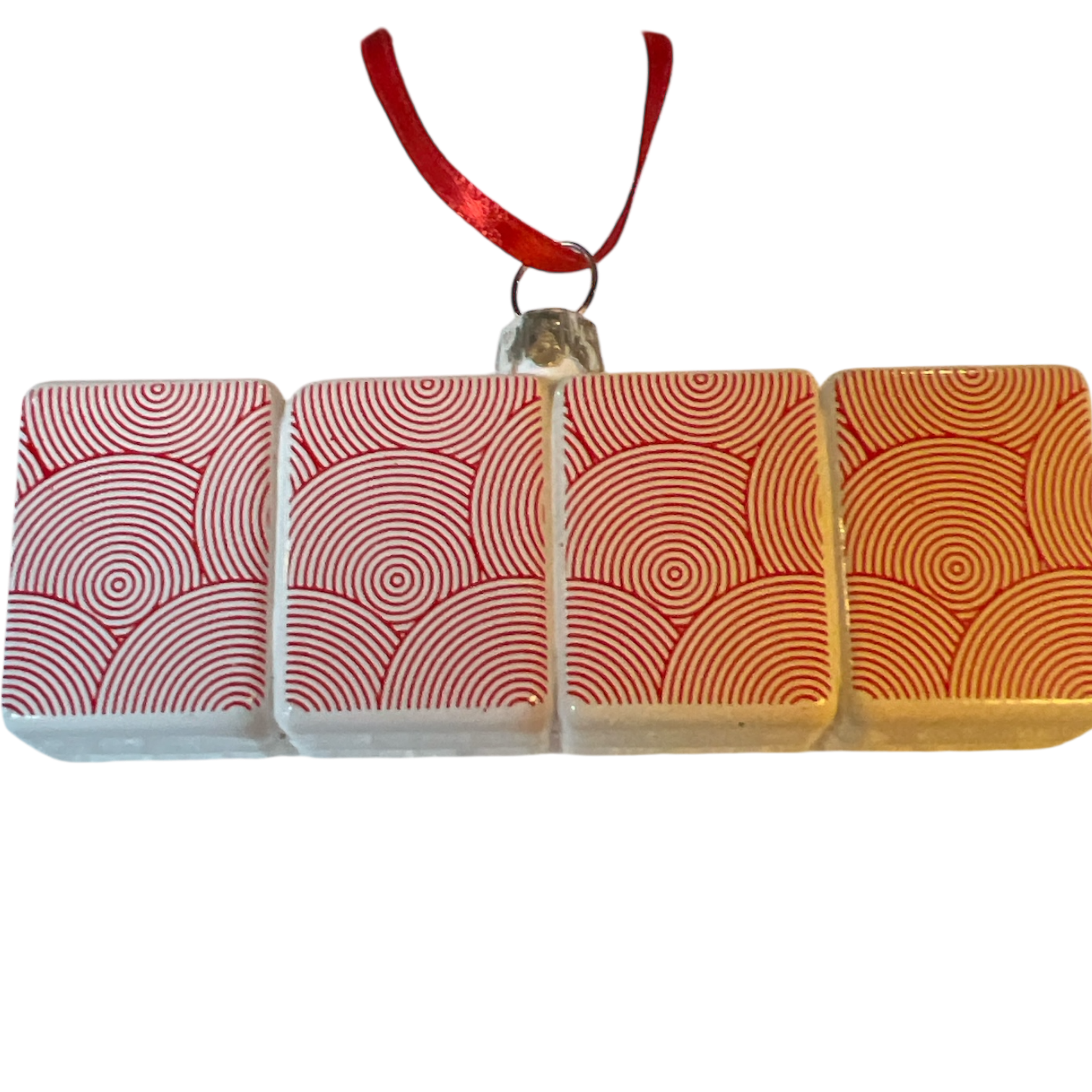 Glass Mahjong Ornament