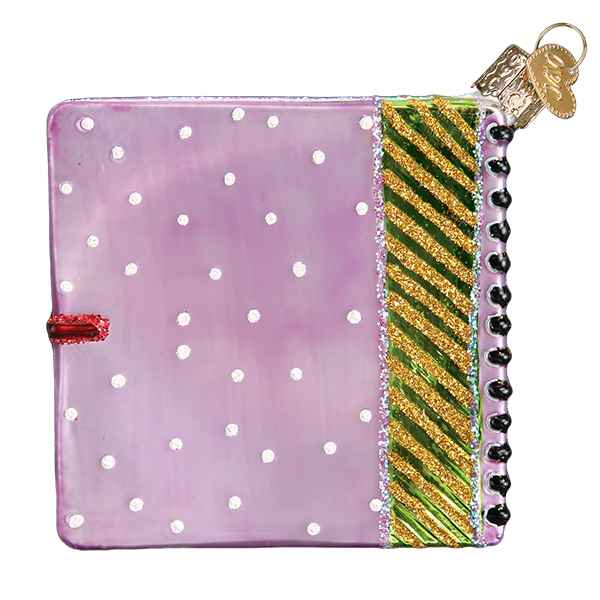 Glass Scrapbook Ornament