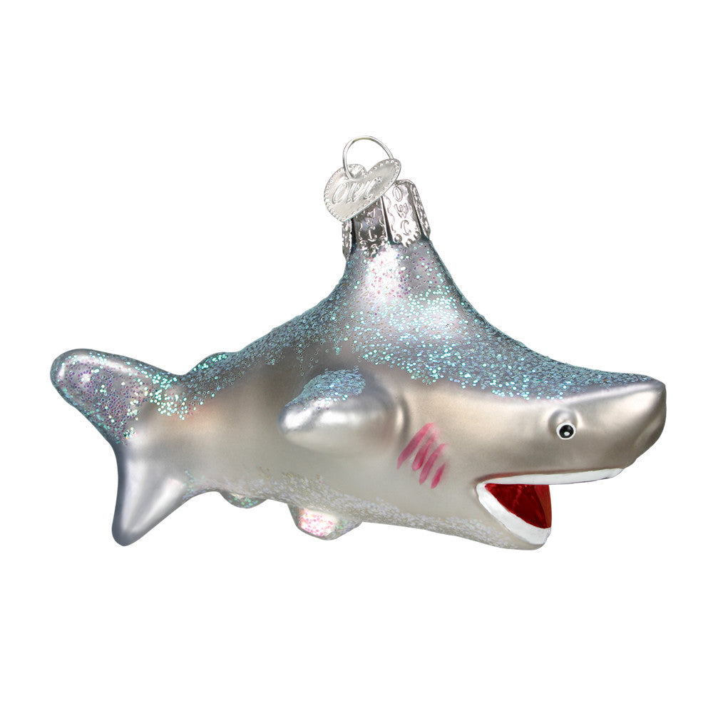 Glass Shark Ornaments