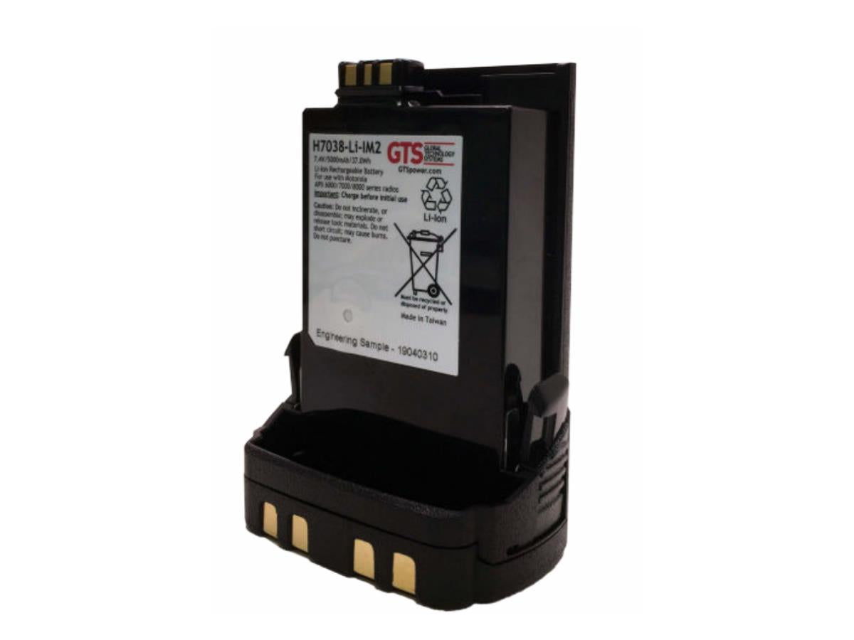 Global Technology Systems Replacement Battery for MOTOROLA APX6000-8000 Series – Extended Runtime, IMPRES Compatible