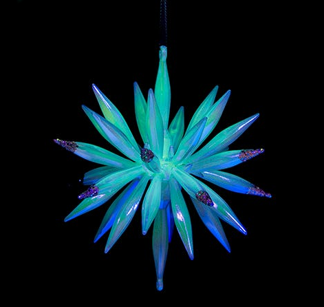 Glow In the Dark Starburst Ornament -