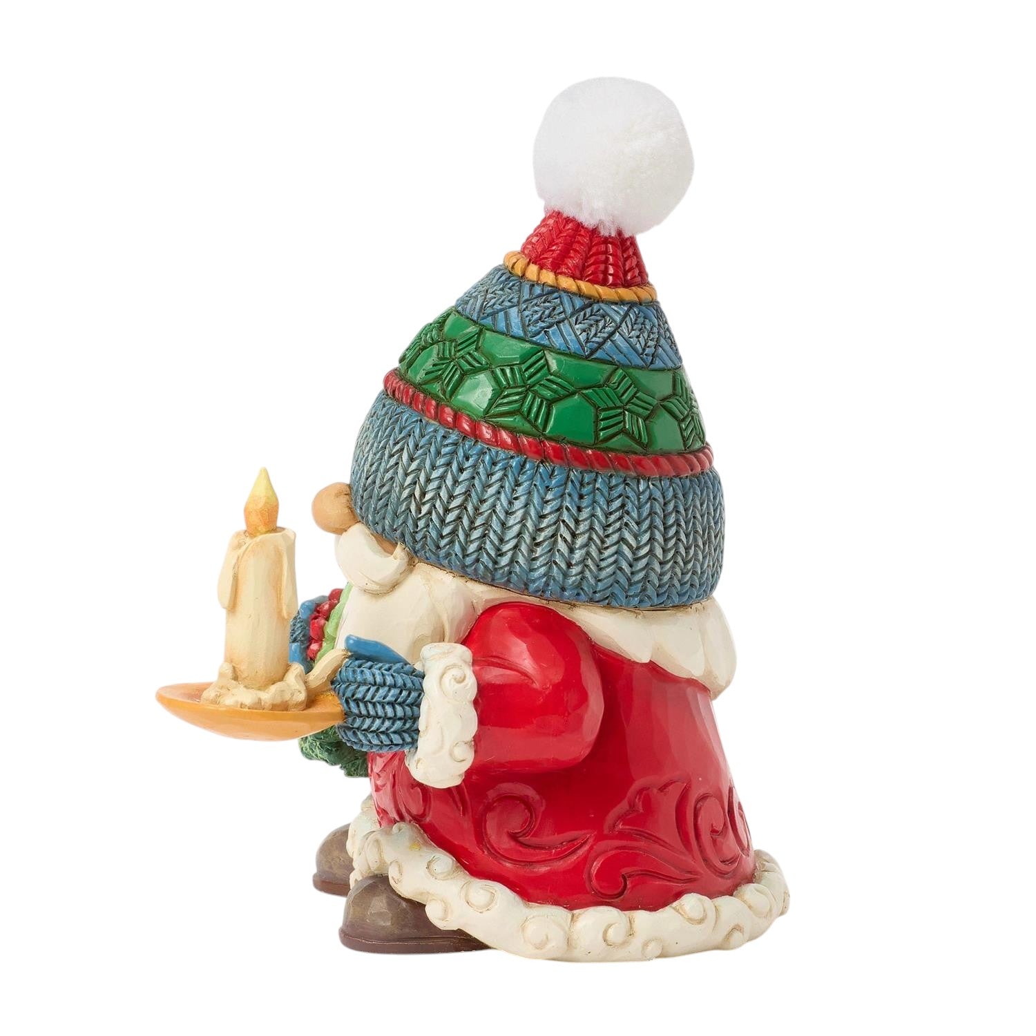 Gnome with Chamber Candle Figurine