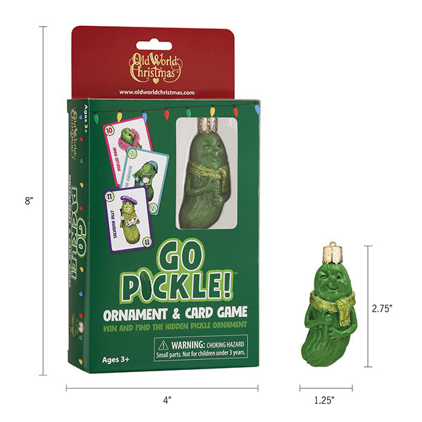Go Pickle! Ornament and Card Game
