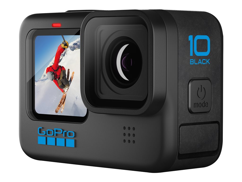 GoPro HERO10 Black - Action camera - 5.3K / 60 fps - 23.0 MP - Wireless LAN, Bluetooth - underwater up to 30ft CHDRB-101-TH