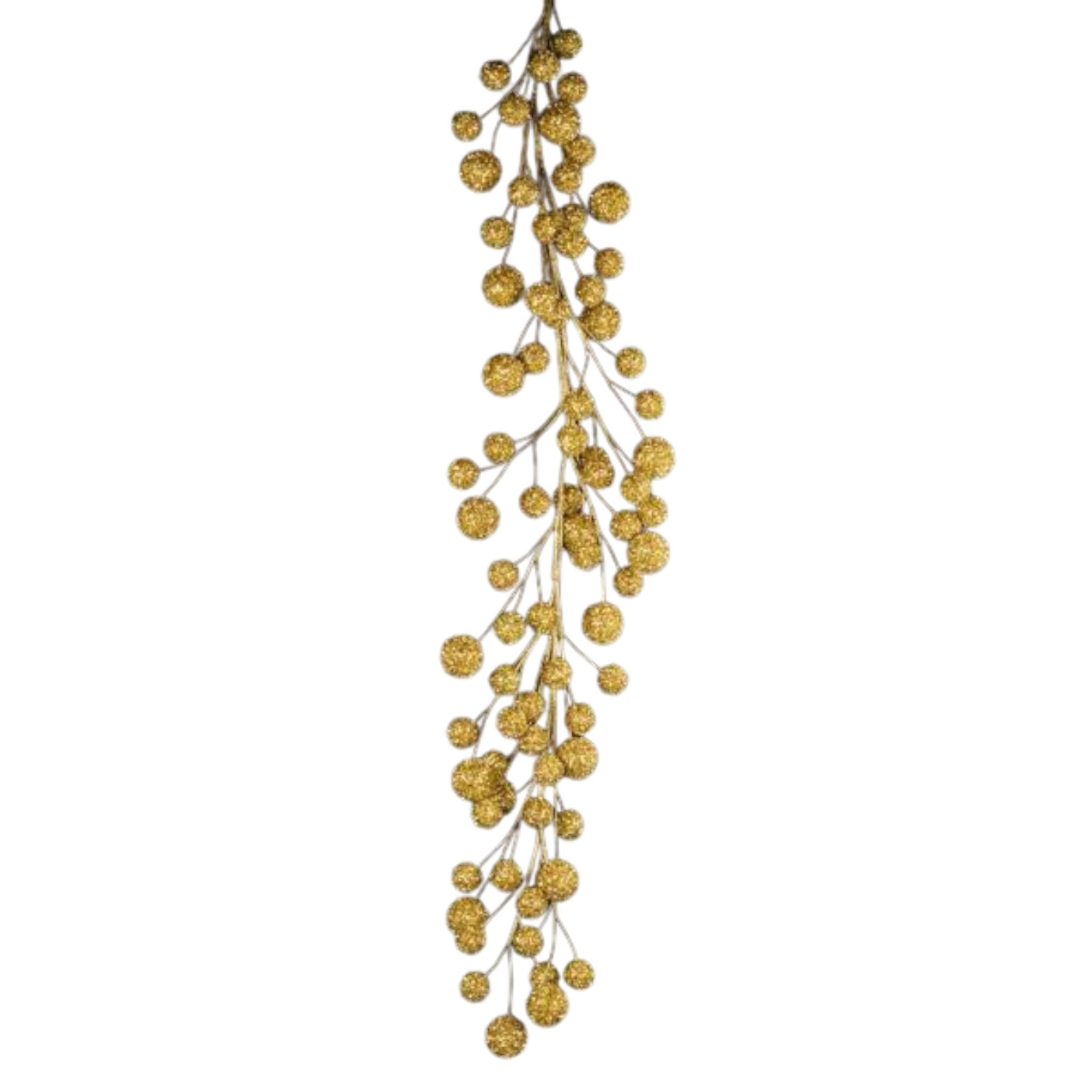 Gold Glitter Foil Ball Garland