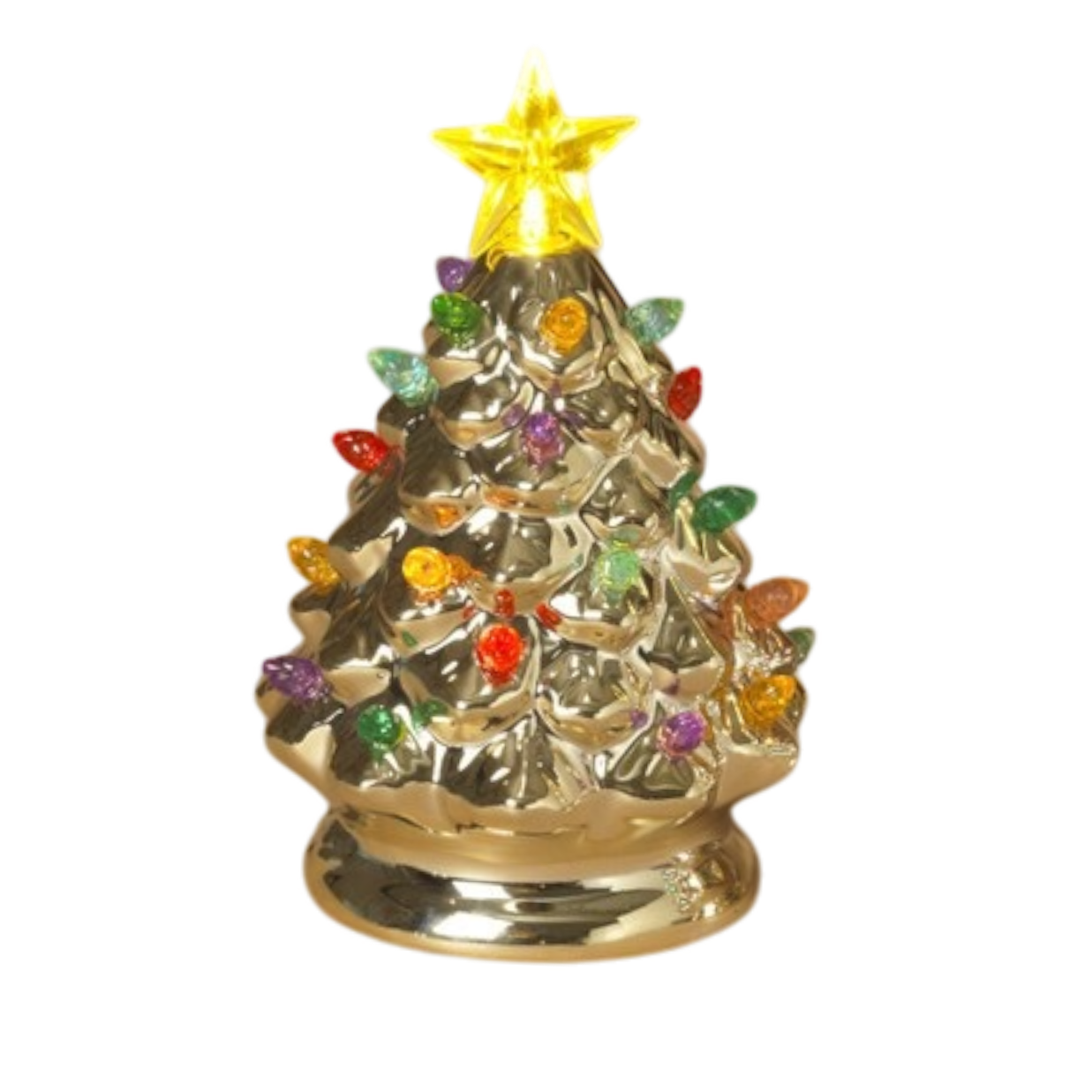 Golden Glow Holiday Tree