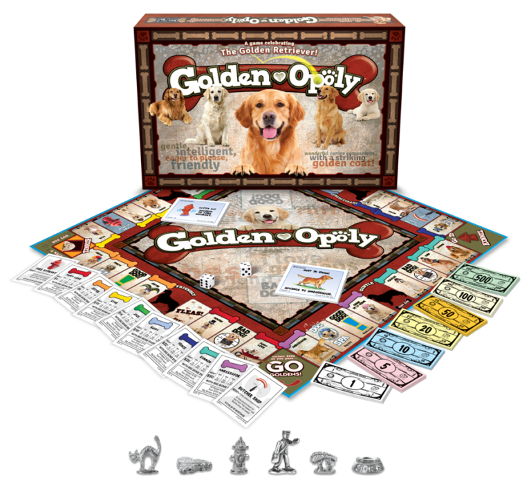 Golden Opoly Board Game