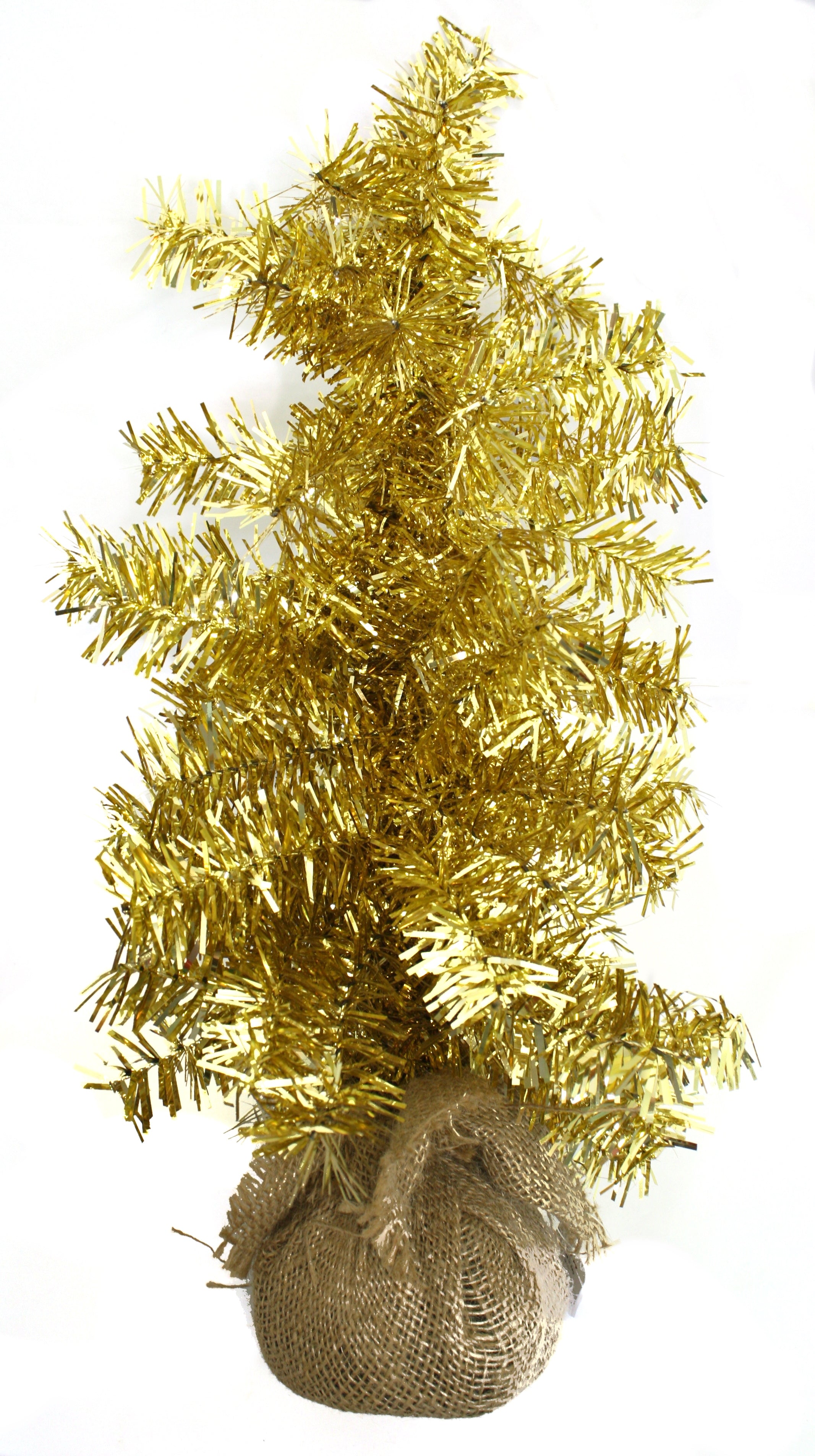 Golden Tinsel Tree
