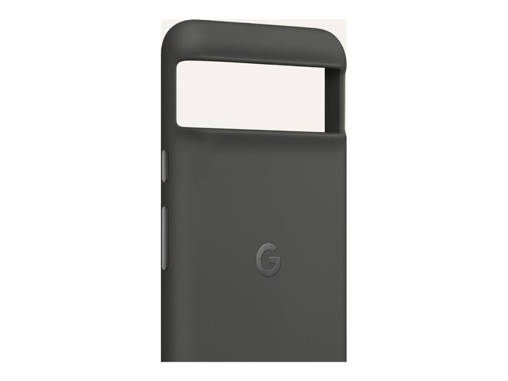 Google - Back cover for cell phone - aluminum, silicone, polycarbonate shell - charcoal - for Pixel 8 GA04979