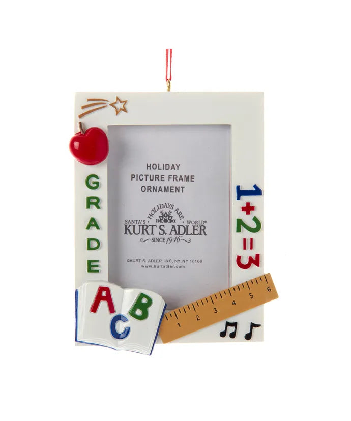 Grade School Picture Frame Ornament