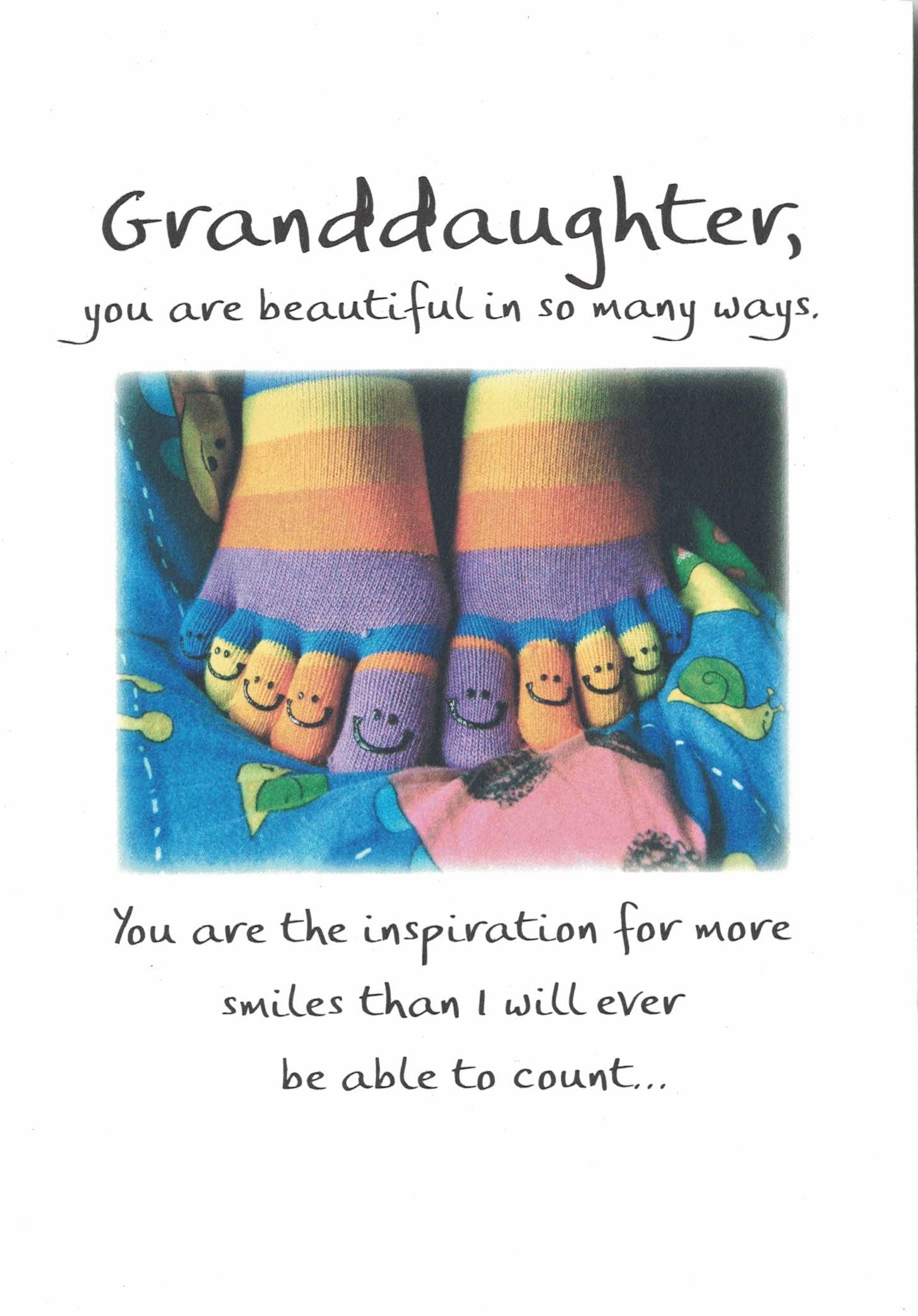 Granddaughter You Are Beautiful In So Many Ways - Greeting Card