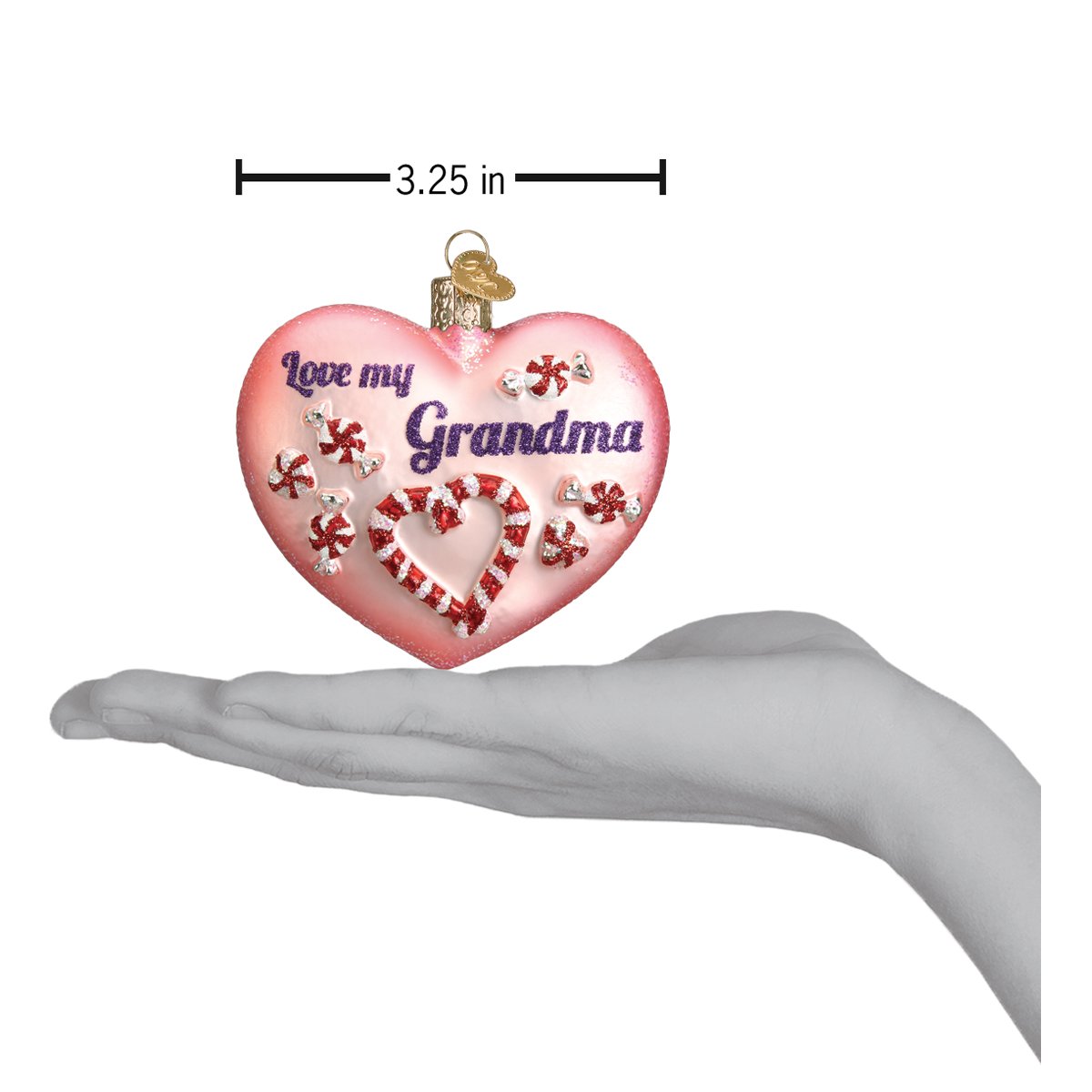 Grandma Heart Ornament