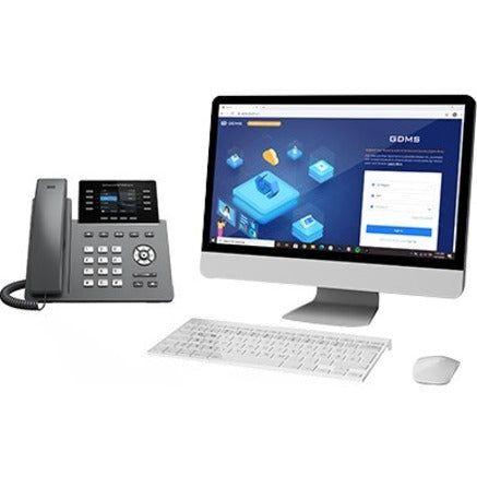 Grandstream GRP2624 IP Phone - Corded - Corded - Wi-Fi, Bluetooth - Wall Mountable, Desktop