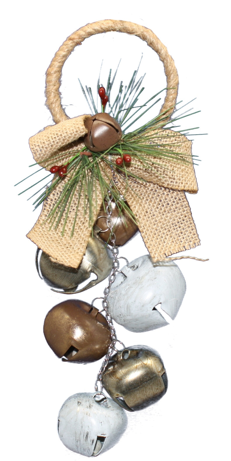 Grape Bell Door Hanger Ornament - Tan