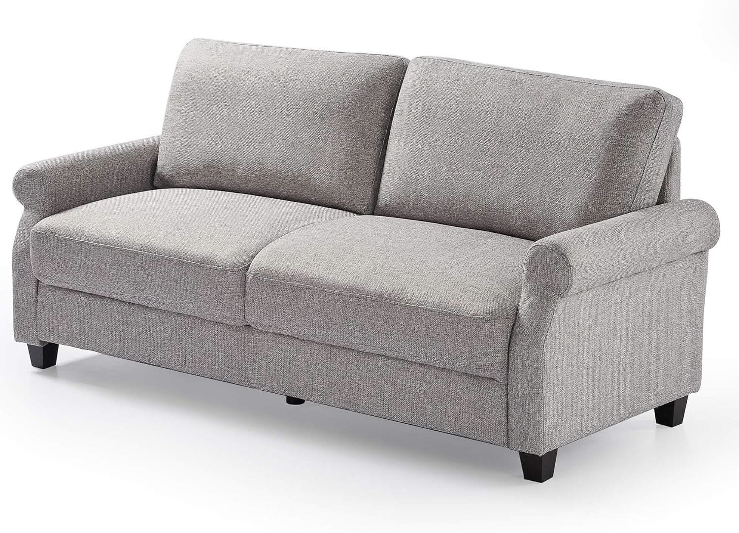 Gray Sofa Easy Assembly Modern Living Room Furniture
