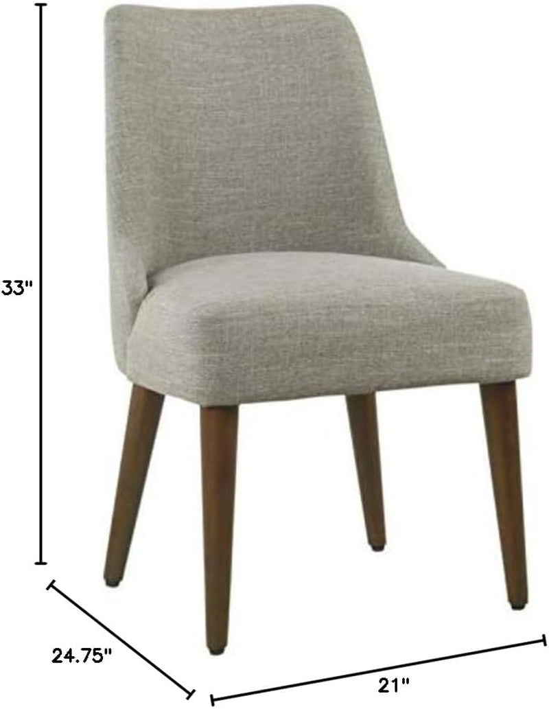 Gray Upholstered Dining Chair For Kitchen And Dining Room