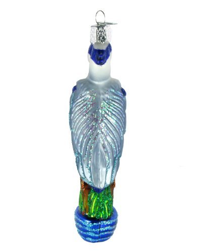 Great Blue Heron Glass Ornament