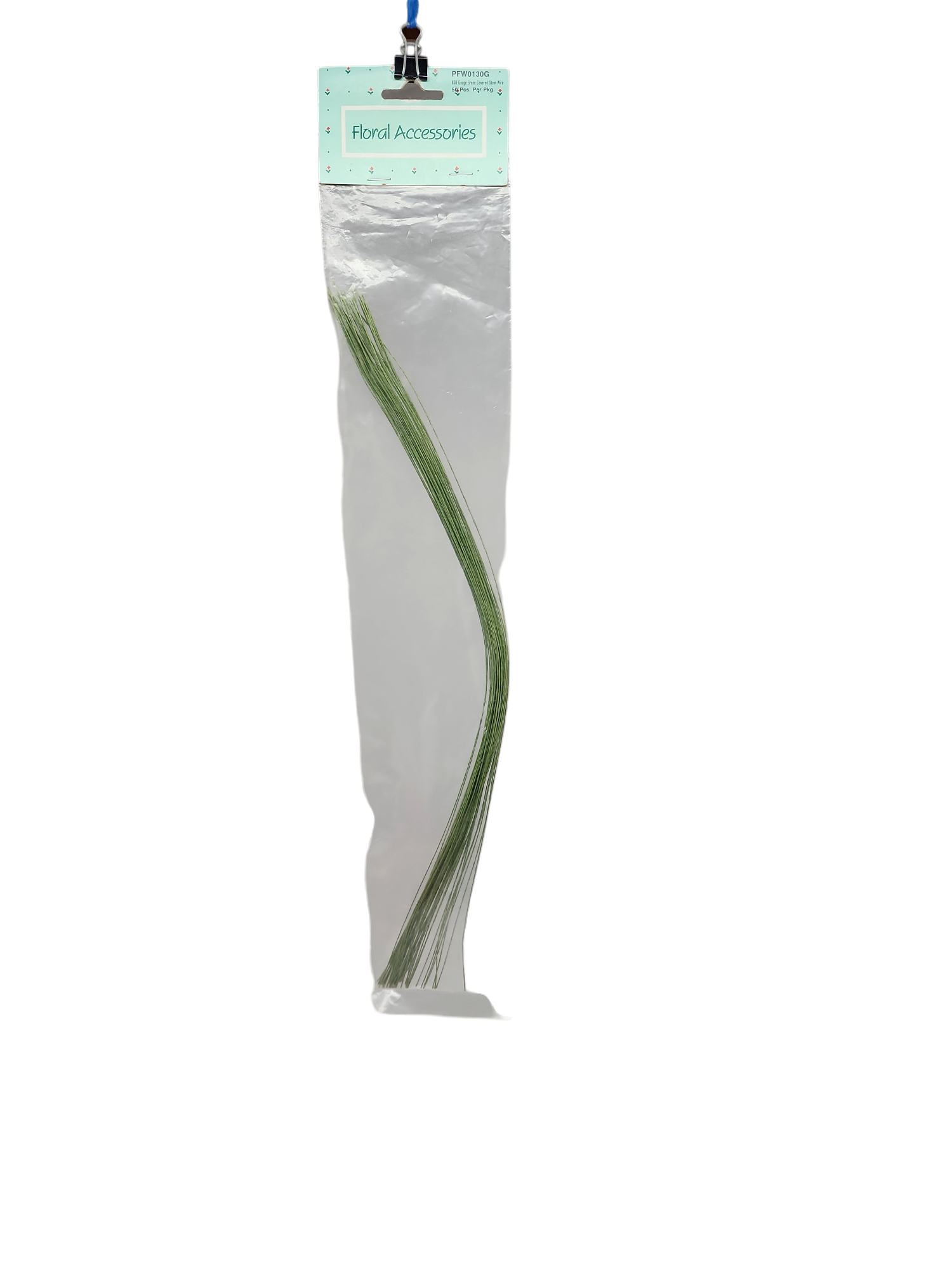 Green Florist Stem Wire - 30 Gauge