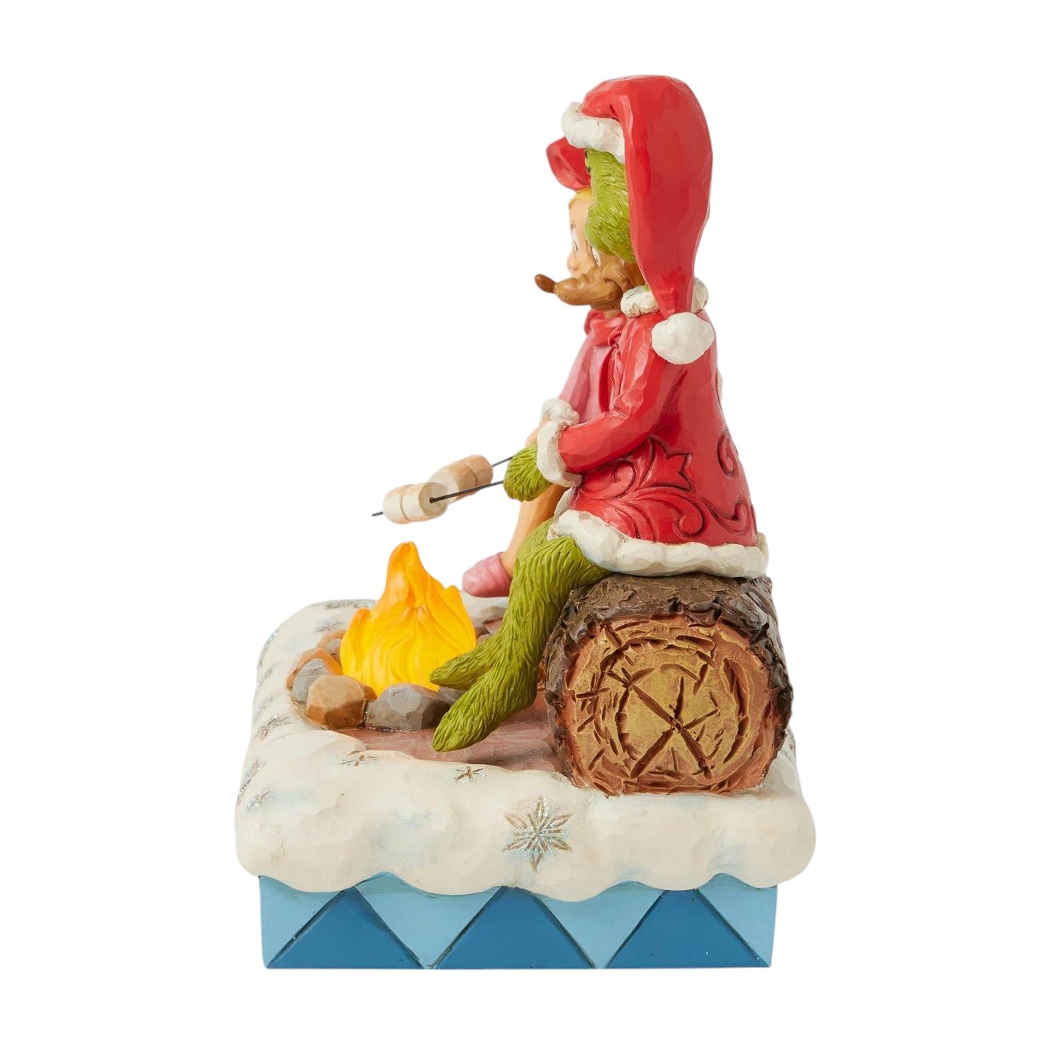 Grinch - Max - and Cindy Lou Roasting Marshmallows Figurine