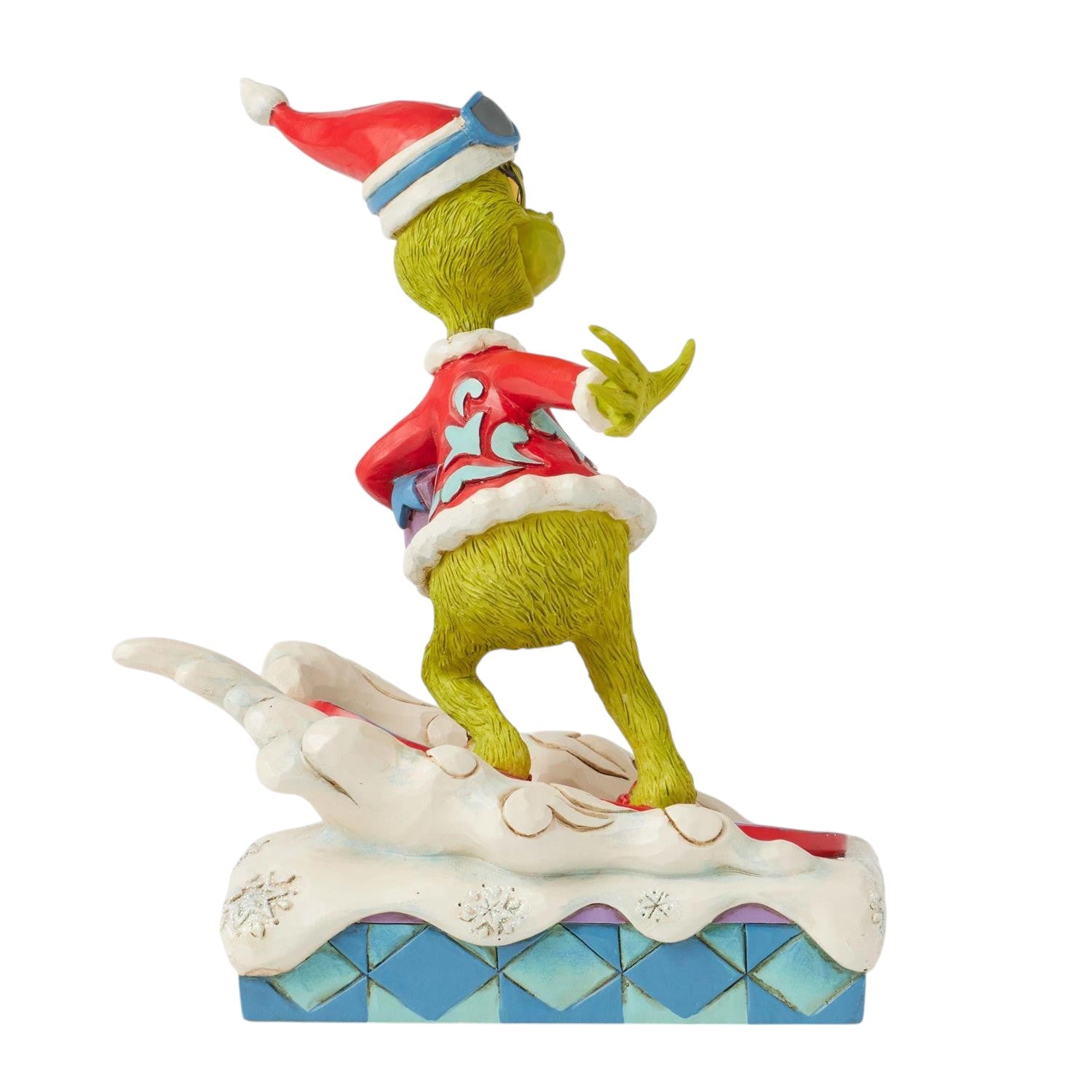 Grinch Snowboarding