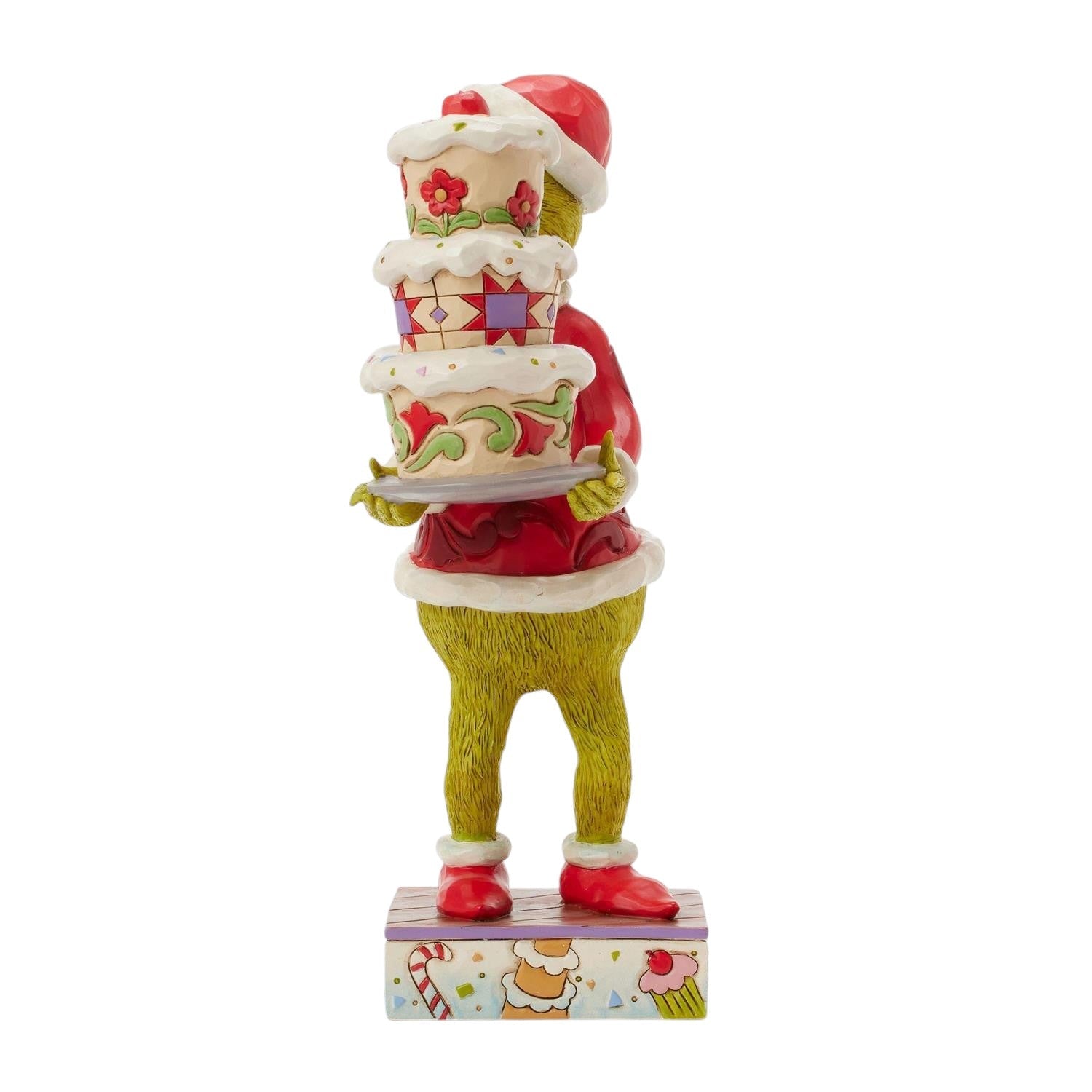Grinch with Grinchy Cake