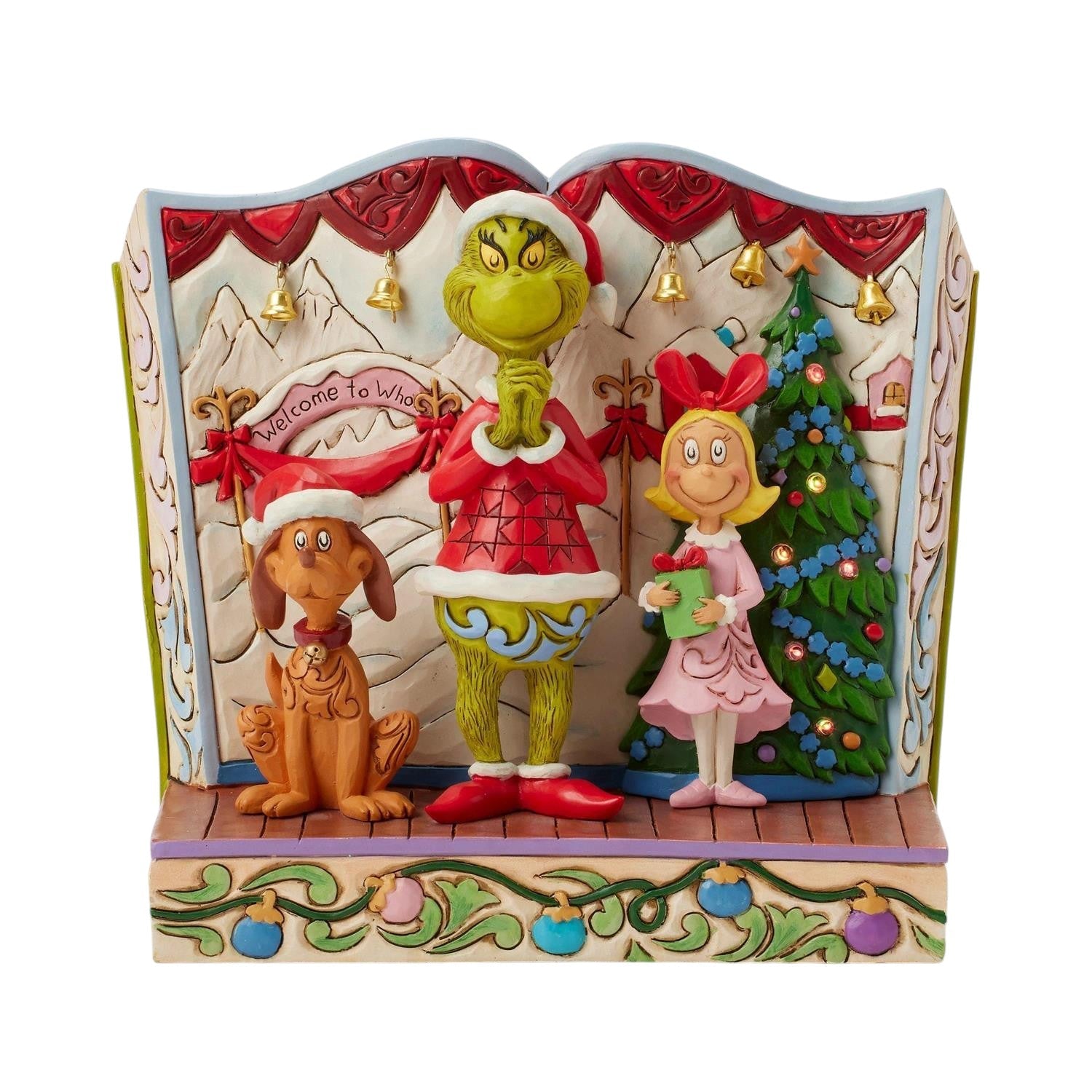 Grinch with Max and Cindy Lou - Light up