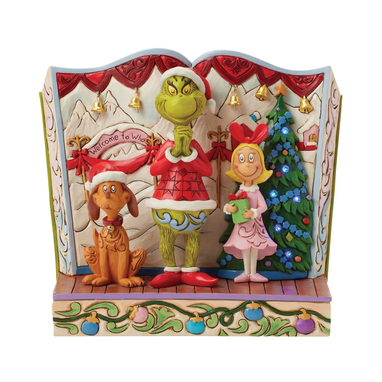 Grinch with Max and Cindy Lou - Light up