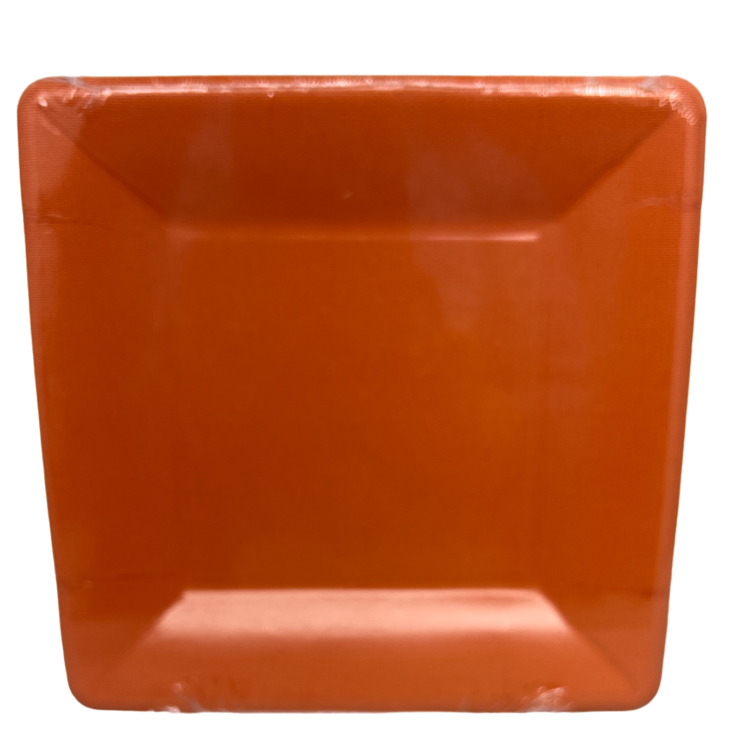 Grosgrain Border Paper Goods (Deep Orange) - Salad/Desert Plate