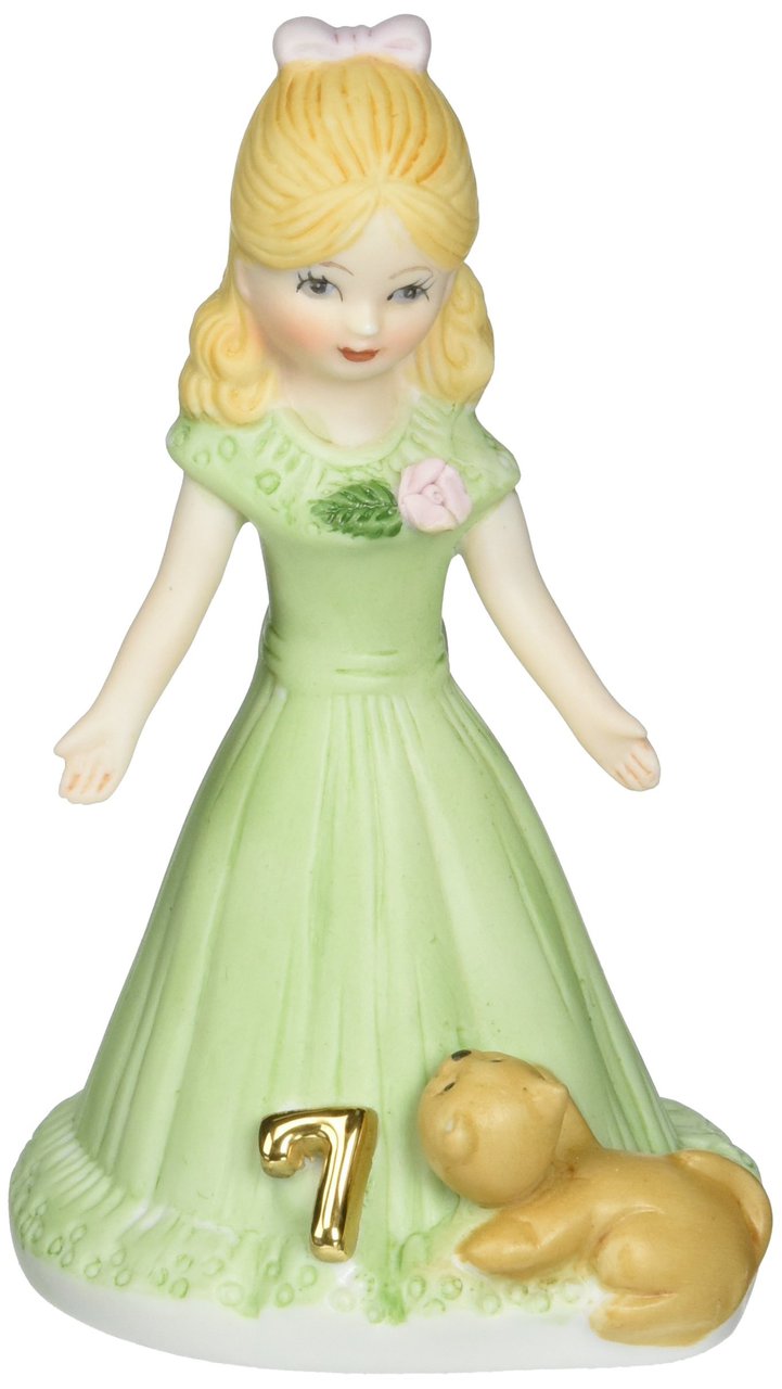 Growing Up Girls Figurine - Blonde First Communion
